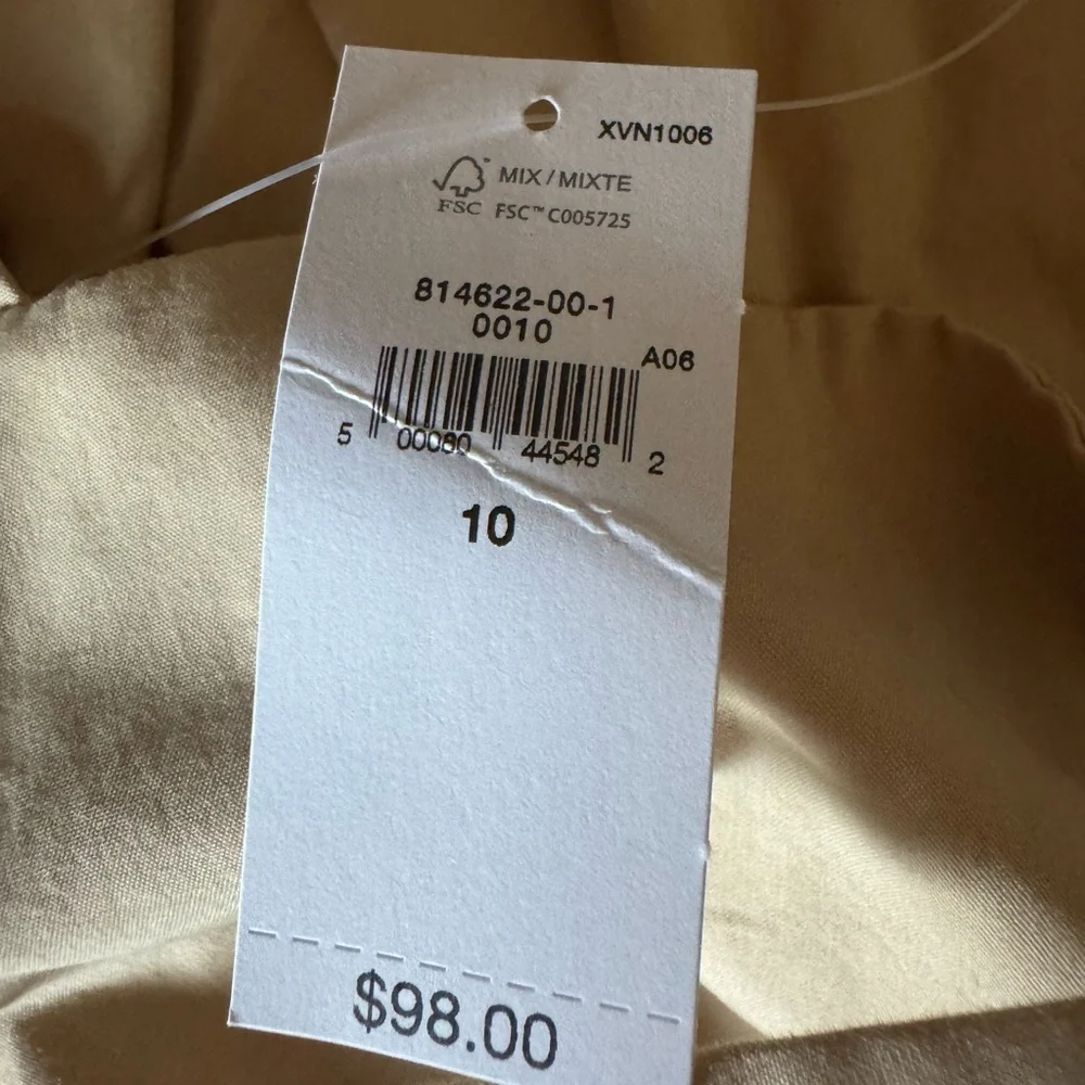 GAP Tie back halter maxi dress Size 10 New with tag Sand beige color